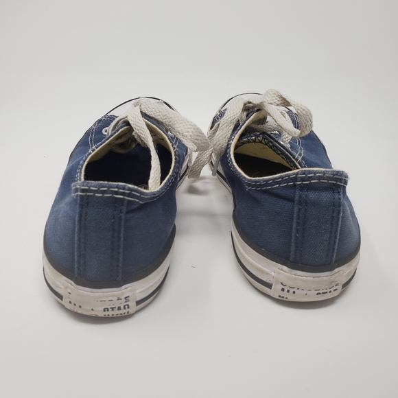 CONVERSE Blue Low Top Shoes Sneakers Lace Up 3 - Picture 8 of 12